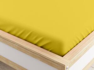 Jersey plahta MICRO žuta 180 x 200 cm