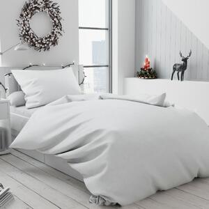 Bijela pamučna posteljina Lux gumbi Dimenzije posteljine: 70 x 90 cm | 140 x 200 cm