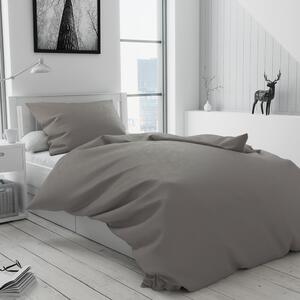 Pamučna posteljina Lux siva hotelski džep