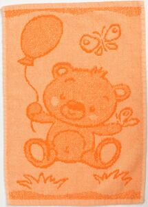 Dječiji ručnik BEBÉ medvjedic narančasti 30x50 cm
