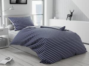 Pamučna posteljina Caprivi plava gumbi Dimenzije posteljine: 70 x 90 cm | 140 x 220 cm