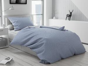 Pamučna posteljina Cambra plava hotelski džep Dimenzije posteljine: 70 x 90 cm | 140 x 220 cm
