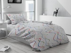 Pamučna posteljina Color bijela hotelski džep Dimenzije posteljine: 70 x 90 cm | 140 x 200 cm