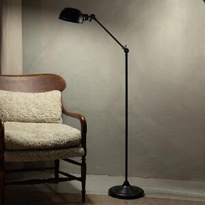 Portland podna lampa, podesiva u 2 smjera, crna
