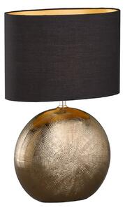 Stolna lampa Foro, bronza/crna, visina 53 cm