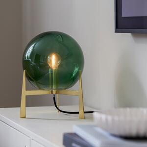 PR Home Milla stolna lampa visina 28 cm zlatno/zelena
