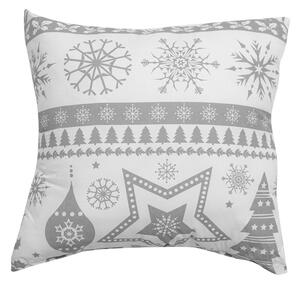 Dekorativni jastučic Božic sivi