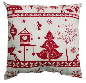 Dekorativni jastučic Božic crveni
