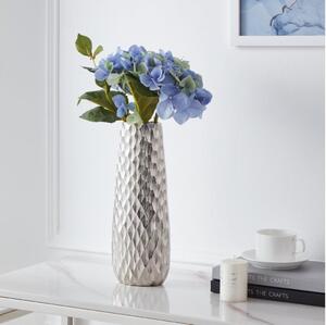 Eglo 421045 - Metalna vaza NILGAUT 31x12 cm srebrna