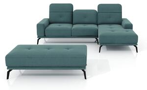 Plavo zelena kutna garnitura GALE Varijanta sofe: Levi kut