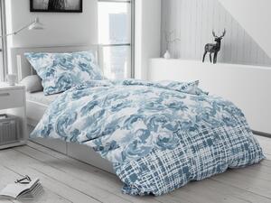 Pamučna posteljina SVAJO zelena Dimenzije posteljine: 70 x 90 cm | 140 x 220 cm