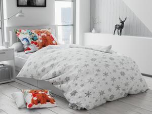 Pamučna posteljina Božicni štenci + jastučnica 40x50 cm gratis