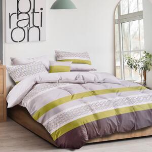 Pamučna posteljina GABRO bijela + jastučnica 40 x 50 cm gratis
