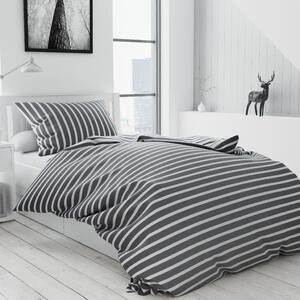Pamučna posteljina SLIEMA siva Dimenzije posteljine: 70 x 90 cm | 140 x 200 cm