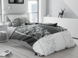 Pamučna posteljina BALZAN siva Dimenzije posteljine: 70 x 90 cm | 140 x 200 cm
