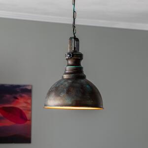 Opviq Viseća lampa Saglam 3710 1 žarulja Ø31cm antikno zlato, prigušiva, Dnevni boravak/blagovaonica, Metal