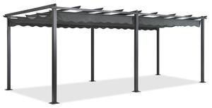 Samostojeća terasa pergola Tenerife 3 x 6 m siva