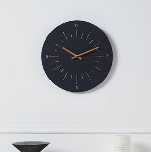 Eglo 425509 - Zidni sat TAKAHAGI 1xAA, pr. 30 cm, crni