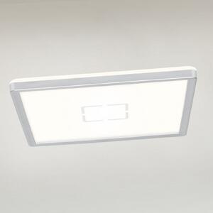 LED stropna lampa Free, 29 x 29 cm, srebrna