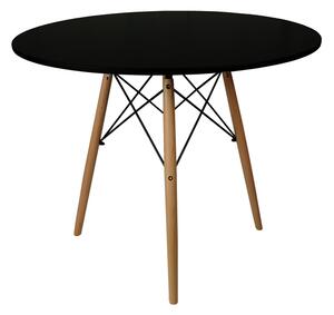 Crni blagovaonski stol OSLO 70x70