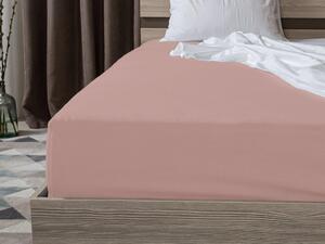 Jersey plahta svijetlo ružičasta 180 x 200 cm
