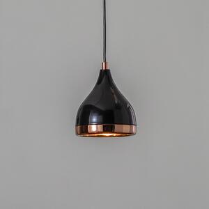 Yildo 7000 viseća svjetiljka 1 žarulja Ø15cm crna/bakar