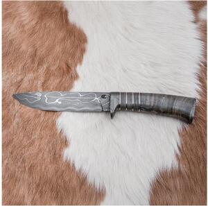 Ekskluzivni damask nož 14 cm jasen