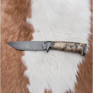 Ekskluzivni damask nož 13 cm kesten
