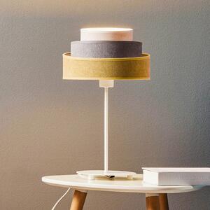 Stolna lampa pastel trio senf/siva/svijetlo siva H 50cm
