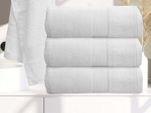 Hotelski ručnik za kupanje POPCORN MAXI 90x150 cm bijeli