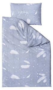 Posteljina od mikrovlakna BRYCE plava + jastučnica 40 x 50 cm gratis