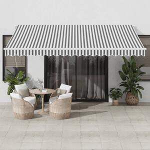 Tenda na automatsko uvlačenje LED antracit i bijela 450x350 cm - Antracitno siva / 450 x 350 cm