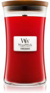 Woodwick Pomegranate mirisna svijeća s drvenim fitiljem 609,5 g