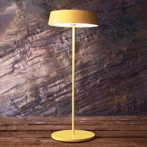 Miram LED stolna lampa na baterije, prigušiva, žuta