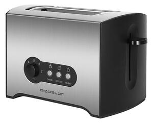 Aigostar - Toster s dva otvora 900W/230V krom