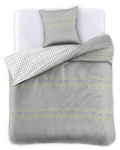 Pamučna posteljina DUCATO SPARKLE siva Dimenzije posteljine: 2 ks 80 x 80 cm | 200 x 220 cm