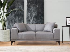 Atelier Del Sofa Dvosjed, Svijetlo siva, Petra 2 - Light Grey