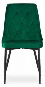 Zelena baršunasta blagovaonska stolica IMOLA