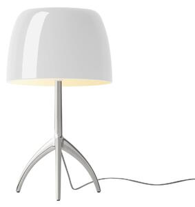 Foscarini Lumiere grande aluminij/bijela prigušiva