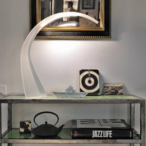 Kartell LED stolna lampa Taj Mini, bijela, 32 cm, plastika