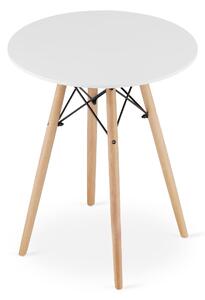 Bijeli blagovaonski stol OSLO 60x60