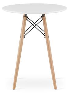 Bijeli blagovaonski stol OSLO 60x60