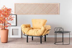 Atelier Del Sofa Fotelja, Senf, Nitta Single - Mustard