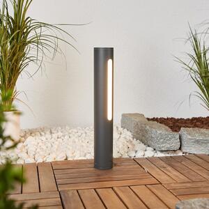 Lucande LED postolje Tomas, 40 cm, tamno siva, IP54