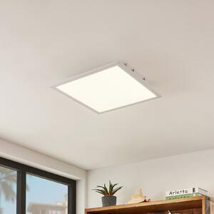 Lindby LED panel Quais, 40 x cm, bijela, aluminij, 4.000K, Bijela, Kuhinja, Aluminij