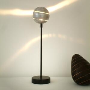 Dekorativna stolna lampa BALL LIGHTNING SILVER - željezo