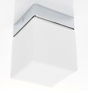 Helestra Keto LED stropna svjetiljka, kocka, krom