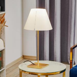 Luceplan Costanzina stolna lampa mesing bijela