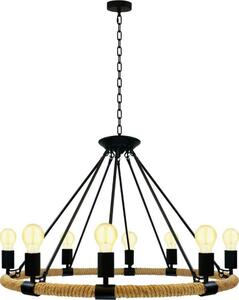 LED Luster na lancu ROPE ARTHUR 8xE27/6W/230V