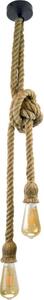 LED Luster na sajli ROPE 2xE27/10W/230V
